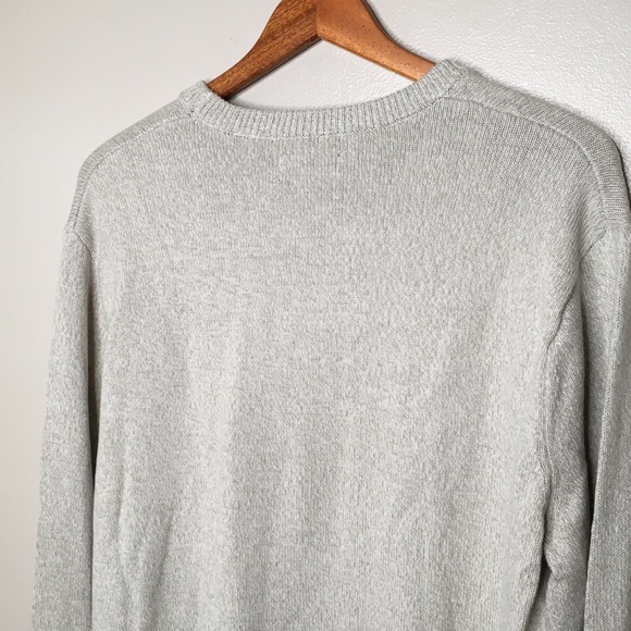 CHAPS Classic Crew Oatmeal Sweater NWT - Picture 3 of 7